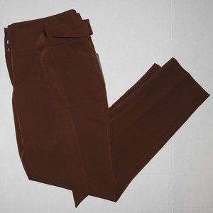 Flirtatious Brown Straight Leg Pant
